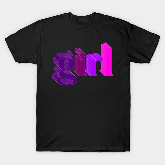 Girl Rock T-Shirt by Adam7